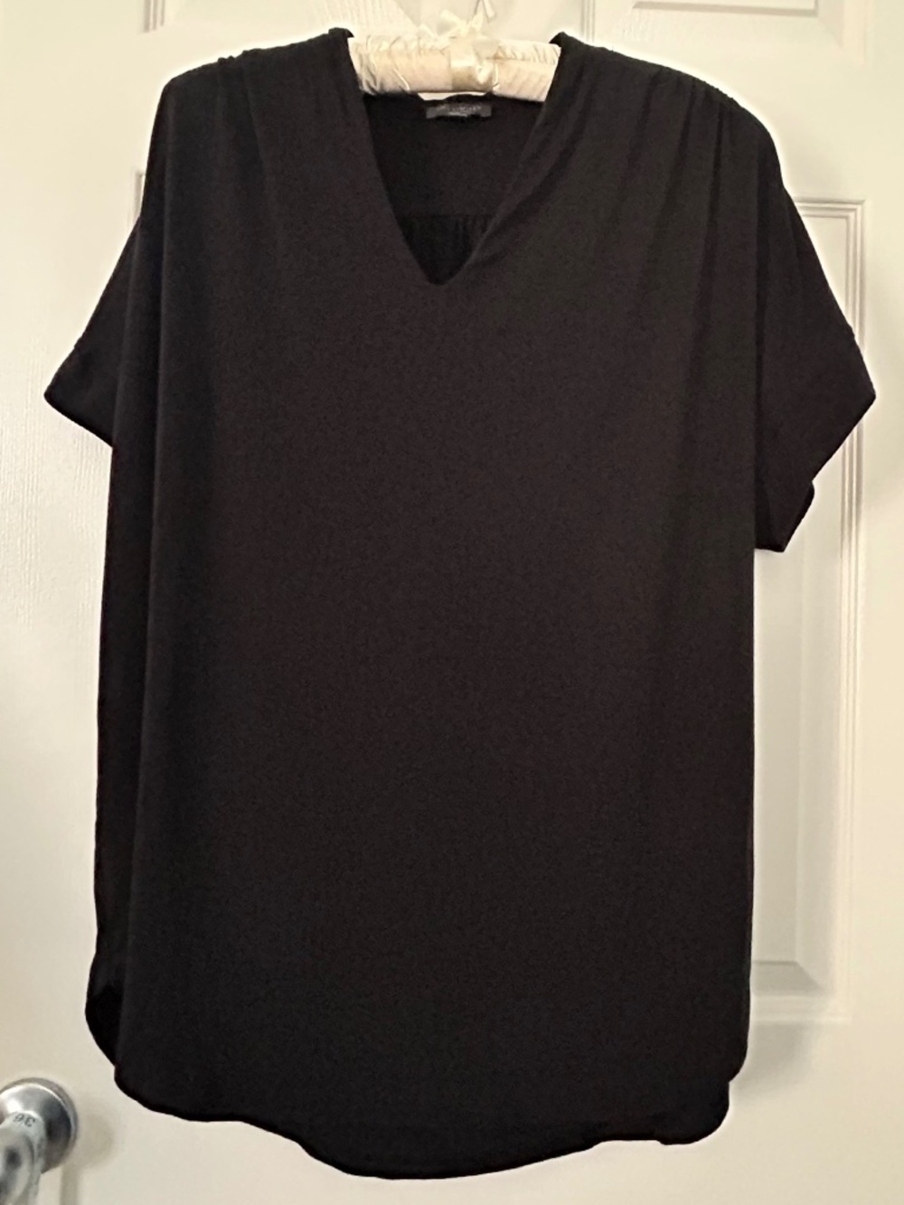 The Limited Tunic Rayon Knit Black Sz Women's Lg Black GUC